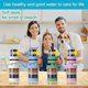 thumbnail image 4 of 2-Pack Water Filter for Sink, Faucet Water Filter Cleaner Filtration Activated Carbon Remover for Home Kitchen Bathroom White, 4 of 4