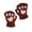 Brown, variant on Cute Cat Claw Gloves Half Finger Warm Cold Protection Gloves Cute Kitten Furry Paws Winter Fingerless Women's
