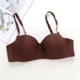 thumbnail image 1 of Vedolay Bras For Women Women's Wireless T-shirt Bra, Moisture-Wicking Convertible Smoothing Bra, Full-coverage,Coffee 38, 1 of 4