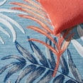 thumbnail image 5 of SAFAVIEH Cabana Jane Botanical Indoor/Outdoor Runner Rug, Blue/Rust, 2' x 10', 5 of 11