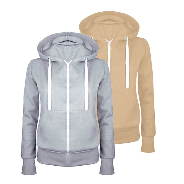 Chaquetas y abrigos casuales con capucha de manga larga para mujer, moda informal, con capucha, ajustados, con cremallera, de polar, chaqueta con capucha japonesa para mujer