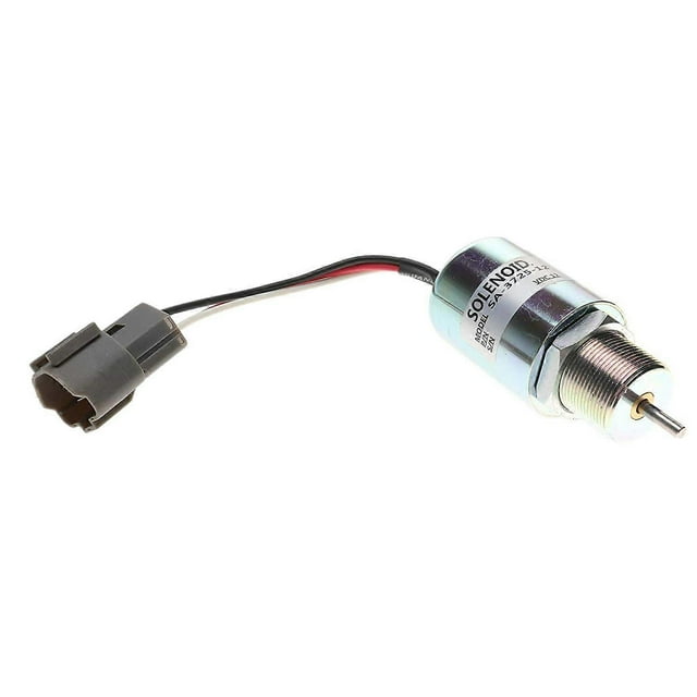 SA-3725-12 30A87-00040 Fuel Shut Off Solenoid for L2E L3E S3L S4L Engine EC15 223D 12VDC
