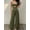 GE, variant on Women's Spaghetti Strap Wide Leg Jumpsuit with Cutout - Sleeveless Backless Loose Romper (Available in Burgundy & Olive Green)