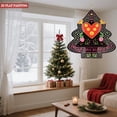 thumbnail image 2 of Vibrant Metal Hanging Christmas Tree Wind Spinner - Festive Design with Red Heart Colorful Dots & Flowers for Garden Decor, 2 of 5