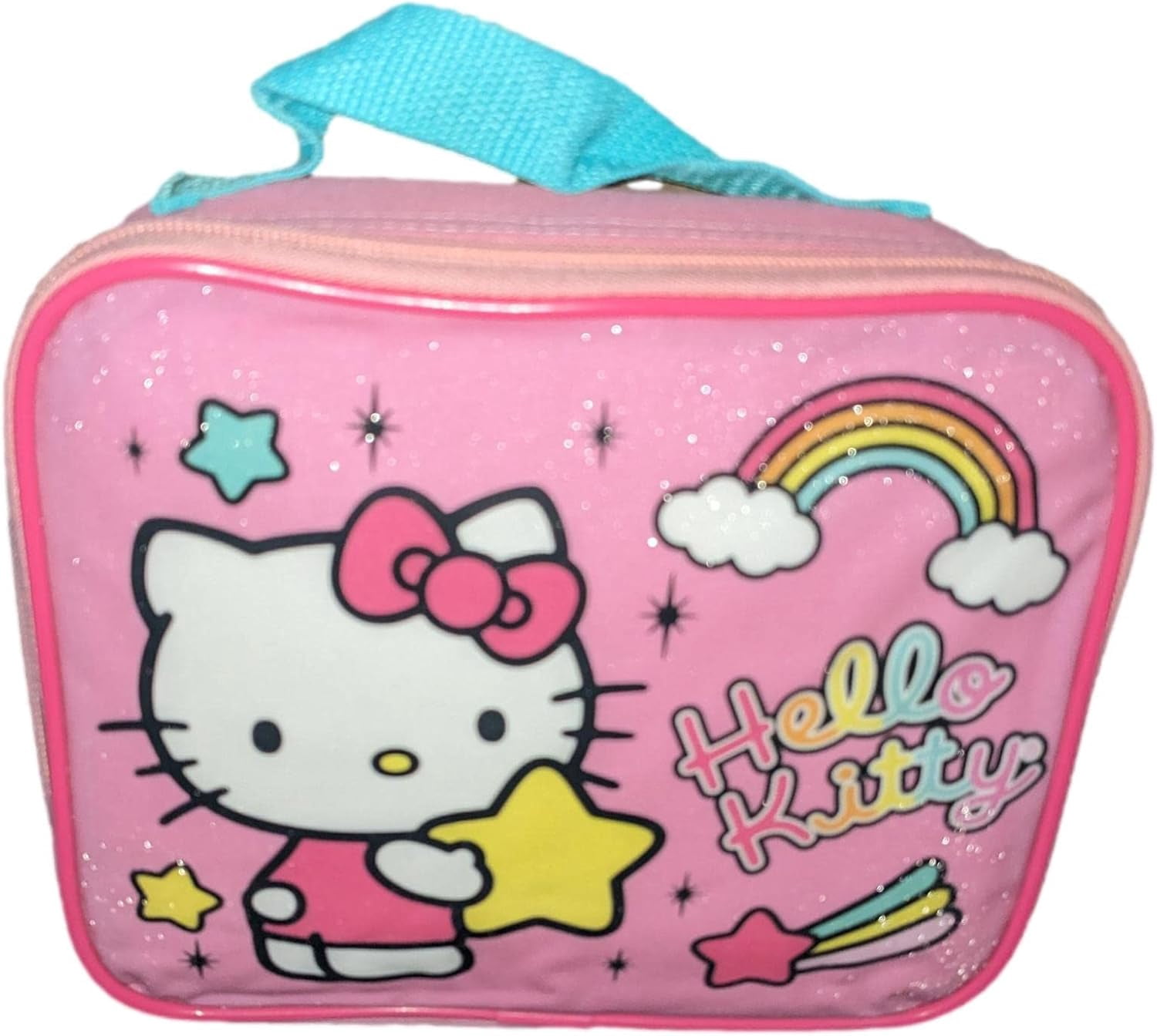 Hello Kitty Full Size 16 Inch Backpack with Detachable Lunch Box