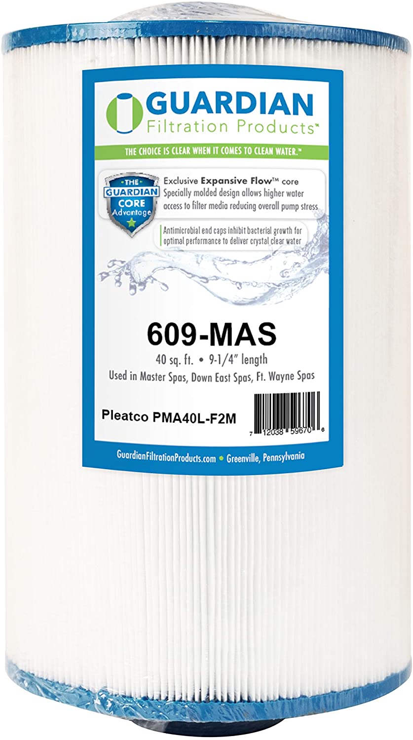 Guardian Filtration Products Pool/Spa Filter 609MAS 1Pack, Replaces