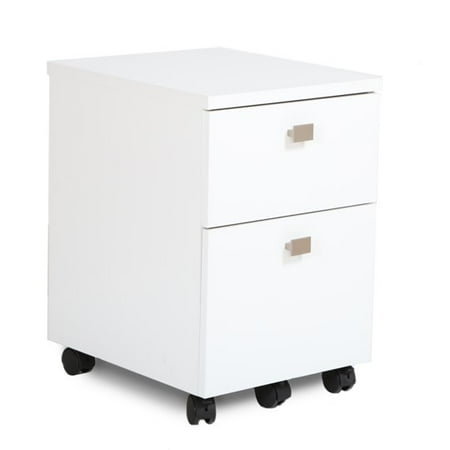 - South Shore Interface 2-Drawer Mobile File Cabinet, Multiple Finishes