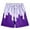 Dark Purple, variant on Boys Pants Boys Shorts Casual Ice Print Baseball Shorts with Elastic Waistband and Pocket for Daily Wear Ages 2-14