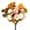 Champagne White, variant on Artificial Fake Flowers Plants Silk Flower Arrangements Wedding Bouquets Decorations Plastic Floral Table Centerpieces for Home Kitchen Garden Party Décor (Autumn red)