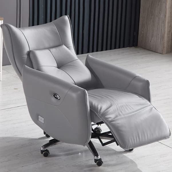 Kinnls Electric Elijah Power Recliner Executive Leather Office Chair