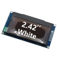 thumbnail image 1 of Cateissary Módulo OLED Módulos de visualización de pantalla de puerto I2C/IIC Dispositivo de visualización portátil Práctica Mini pantalla LED Electrónica Blanco 7 pines, 1 of 6