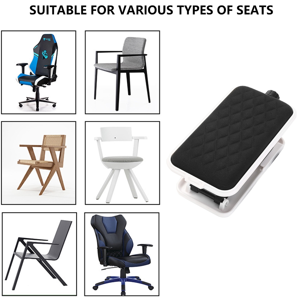 Computer Arm Rest for Desk Adjustable Ergonomic Wrist Rest Support for Keyboards Armrest Extender Rotating Mouse Pad