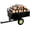 Black+Yellow, variant on EastVita Heavy Duty Utility Trailer for ATV/UTV 750lbs Capacity Garden Dump Cart for Lawn Mower Tractor