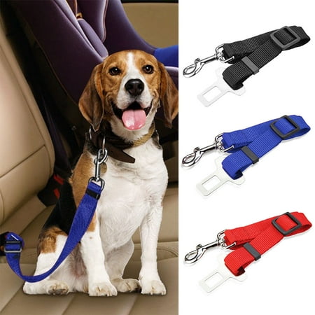 Cat Dog Pet Safety Car Vehicle Strap Seatbelt Seat Belt Adjustable Harness Leash Travel Clip Color Blue Canada - Good To Go Dog Seat Belt