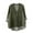 Blackish Green, variant on ManxiVoo Breathable Linen Blouse for Women Long Sleeve V Neck Shirt with Front Pockets Casual Chic Style M Size Green