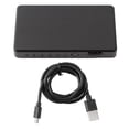 thumbnail image 2 of 4K HD Multimedia Interface Splitter 1x4 1 in 4 Out HD Multimedia Interface Extender for PC Projectors Black, 2 of 5