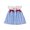 Blue, variant on BemeyourBBs Toddler Baby Girls 4th of July Dress Outfit Patriot Independent Day Clothes Little Girl Summer Gingham Dress Casual USA Letter Embroidery Plaid Flutter Sleeves Dress Sundress