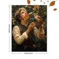 thumbnail image 3 of Qisvanset Framed Canvas Wall Art 12x16 Inch Birds of The Air William Morris Bible Verse Art, 3 of 5