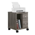 thumbnail image 2 of Kingfisher Lane Computer Printer Stand with Castors in Dark Taupe, 2 of 3