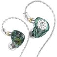 thumbnail image 1 of Auriculares intrauditivos HIFI con anillo de hierro, control de tono ajustable por cable y micrófono, 1 of 1