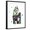Black Frame, variant on Art.com Picasso Portrait. Vector Illustration. Mosaic RGB Style Art Print by iku4, 12" x 16"