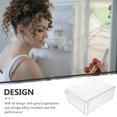 thumbnail image 4 of Crisper Refrigerator Fruit Vegetable Storage Containers Vegetable Fruit Container Cabinet Organizer Food Storage Holder, 4 of 6