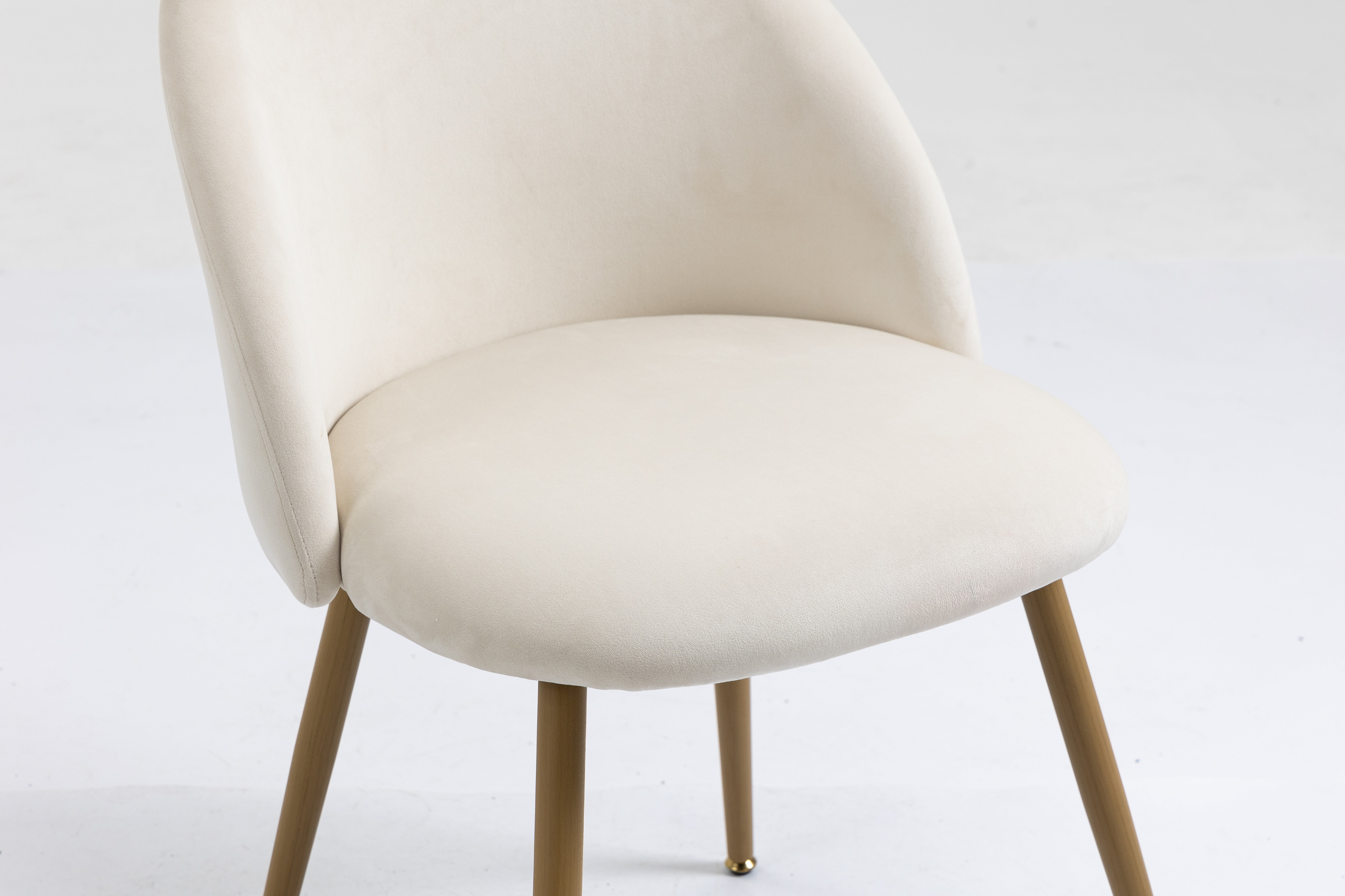 Mainstays Modern Accent Chair, Cream White