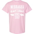thumbnail image 3 of Inktastic Nebraska Awesome Since 1867 T-Shirt, 3 of 5