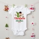 thumbnail image 5 of Monos navideños para bebé con nombre personalizado, ropa para recién nacidos, mono de manga corta personalizado para niños y niñas, trajes de fiesta para bebés, 5 of 5