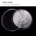thumbnail image 5 of 30pcs 40.6mm Clear Airtight Holder Capsule Case for American Silver Eagle 1Oz Coin, 5 of 8