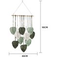 thumbnail image 2 of Macrame Wall Hanging Handmade Home Decorations, Boho Macrame Tapestry, Woven Wall Hanging Leaf Feather Wall Decoration, 2 of 4