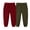 Olive Green, variant on ZACPNCV 2PC Toddler Boys and Girls Elastic Sweatpants Jogger Pants Solid Color Casual Sweatpants Olive Green 3-4 Years