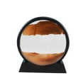 thumbnail image 2 of Déplacement Sable Image d'Art Rond Verre 3D 12inch Sablier 3D Naturel Écoulement Sable Photo Mouvement Grain Sablier 50ml, 2 of 6