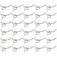 thumbnail image 1 of Minkissy 50Pcs Silver Iron Pegboard Hangers Sturdy Metal Hooks for Shop Garage Use, 1 of 7