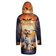 thumbnail image 2 of Mummy Poodle Happy Halloween with Pumpkins Bats Spooky Fun All Over Print 3D Hooded Duffle Toggle Coat Poodles Dog Lover Gifts Idea - 00019, 2 of 6