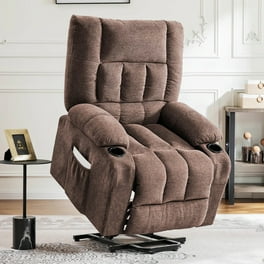 DEXTRUS Multi-Position Recline Iron Lounge Chair, Plush Cushions