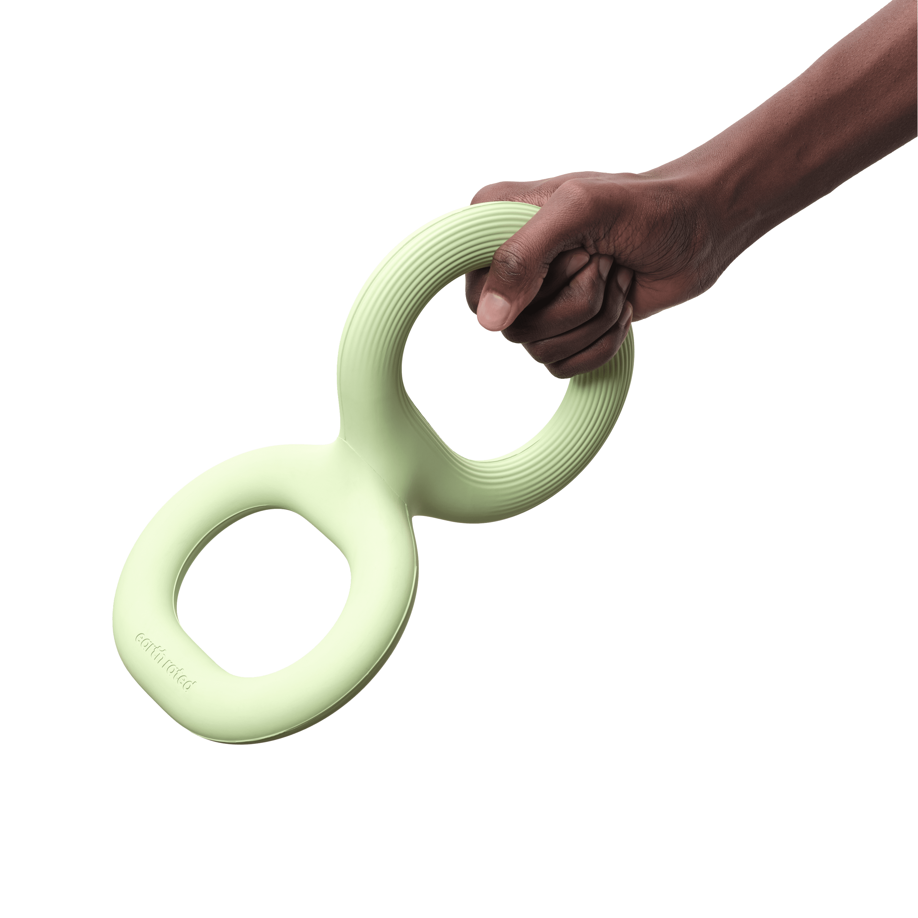 Earth Rated Tug of War Toy for Dogs and Puppies, Interactive Dog Pull Toys, Ergonomic Grip, Natural Rubber, Large, Green