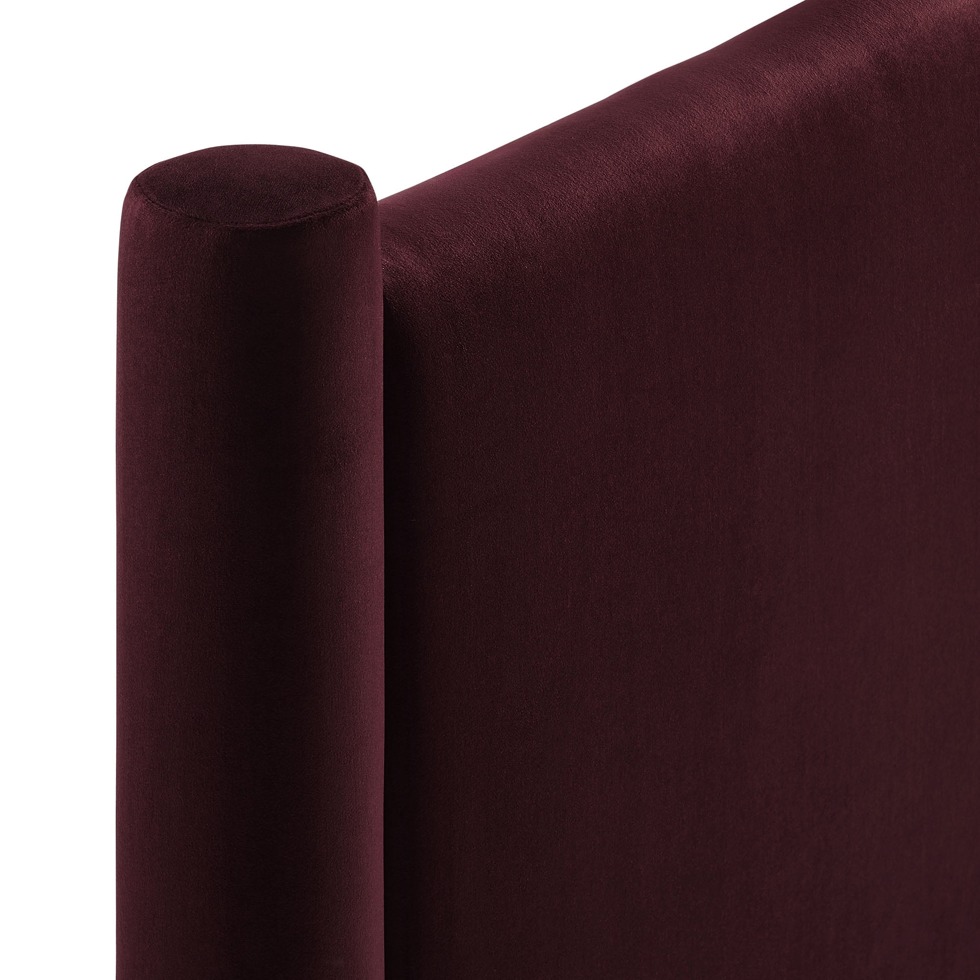 Rael King Headboard in Mulberry