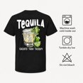 thumbnail image 6 of Men's Tequila Graphic T-Shirt, Classic Fit Short Sleeve Crewneck Back Print Tee, 6 of 9
