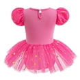 thumbnail image 6 of QEFJNO 3M-18M Baby Girls Princess Bodysuit Dress Infant Halloween Christmas Birthday Romper Tulle Dresses with Headband, 6 of 11