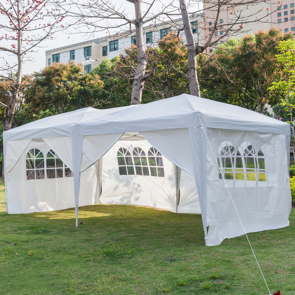 Aimee Lii 120"x240" Canopy Tent Awnings for Decks, Backyard Canopy Gazebo, Outdoor Tent Canopy for Wedding Party Event Tent, White Aimee Lii 120"x240" Canopy Tent Awnings for Decks, Backyard Canopy Gazebo, Outdoor Tent Canopy for Wedding Party Event Tent, White