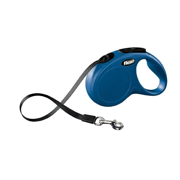 Flexi Classic Tape Retractable Dog Leash, Small, Blue