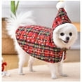 thumbnail image 3 of Christmas Pet Cloak with Hood Warm Winter Cape Costume for Small Dogs Cats Holiday Dress, 3 of 10