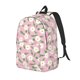 thumbnail image 1 of Disketp Daisies Flowers print Canvas Backpack Lightweight Travel Daypack Student Rucksack Laptop Backpack-Small, 1 of 5