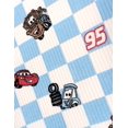 thumbnail image 4 of Disney Cars Baby Boys' Bodysuit Pants and Bib Set McQueen Mater Blue, 4 of 8