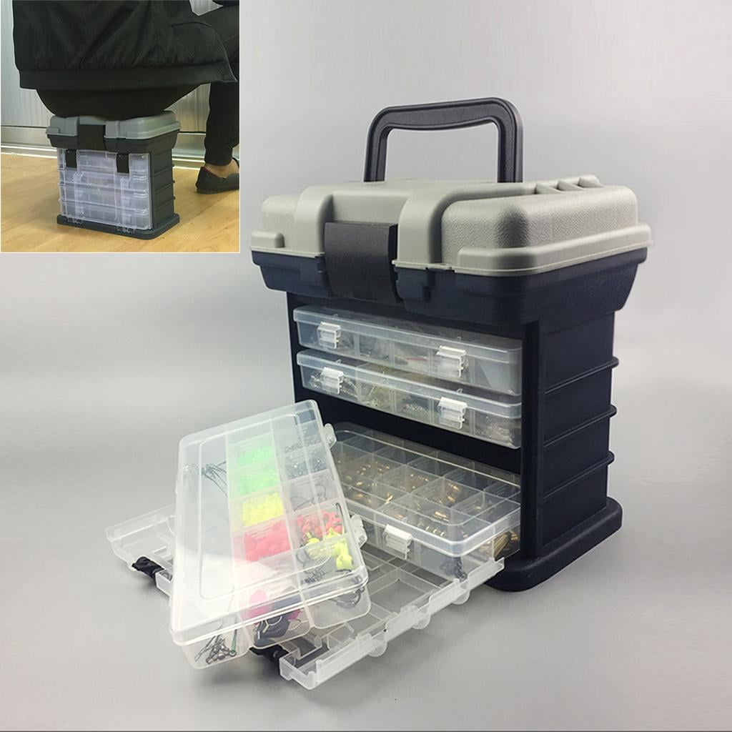 Yihuala 5 Layer Fishing Tackle Box Handle Fishing Box Carp Fishing Tools
