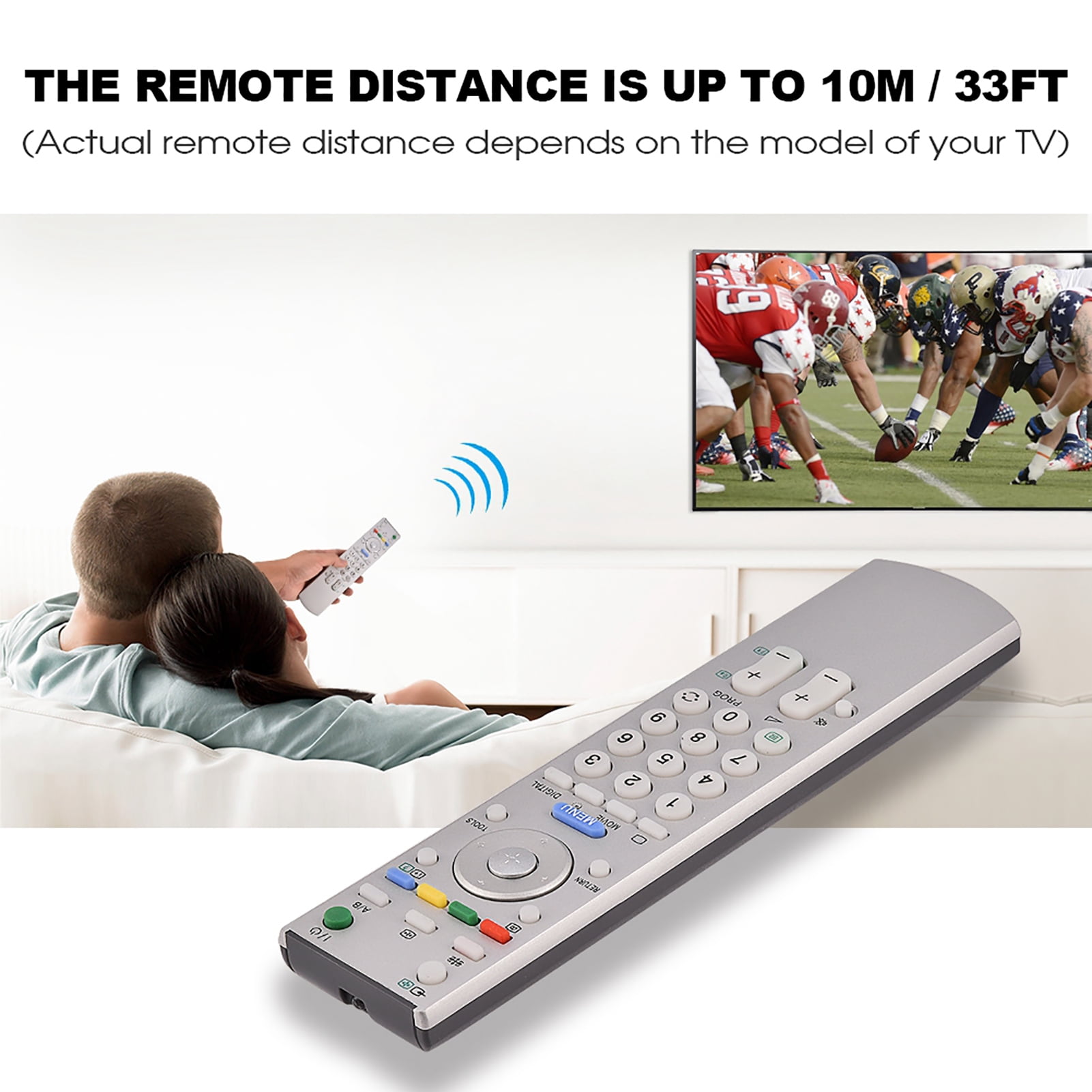 Remote Control, 10m Distance Durable Remotes Controller Practical Ideal