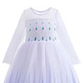 thumbnail image 3 of BENJAMJAM 2-10Y Elsa Purple Princess Dress with Sparkly Bodice, Long Sleeves, Tulle , Costume for Dress-Up & Parties, 3 of 5