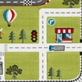 thumbnail image 4 of Safavieh Carousel Kids Devan Tapis de Ferroviaire, 4 of 8