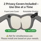 thumbnail image 4 of Cámara Gafas Inteligentes Pegatinas De Bloqueo De Luz LED Aptas Para Meta Deslizante Reutilizable Adhesivo Cubierta De Cámara De Gafas Negro, 4 of 7